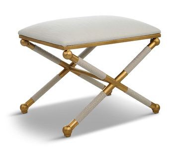 Socialite White Small Bench