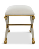 Socialite White Small Bench thumbnail 4