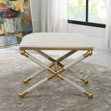 Socialite White Small Bench thumbnail 6