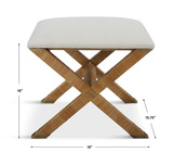 St. Tropez Rattan Small Bench thumbnail 6