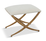 Expedition White Fabric Small Bench thumbnail 5