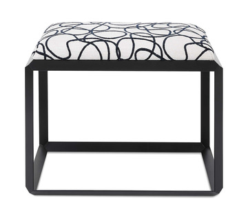 Curls Gray Small Bench