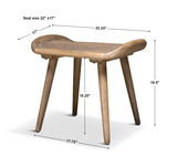 Arne Scandinavian Small Bench thumbnail 3