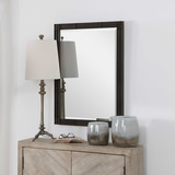 Gower Aged Black Vanity Mirror thumbnail 7