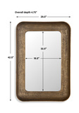 Alvaro Antique Brass Mirror thumbnail 4