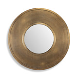 Axel Round Brass Mirror thumbnail 1