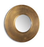 Axel Round Brass Mirror thumbnail 4