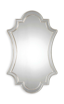 Elara Antiqued Silver Wall Mirror