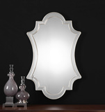 Elara Antiqued Silver Wall Mirror thumbnail 5
