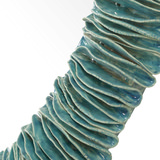 Bonaire Teal Blue Oval Mirror thumbnail 3