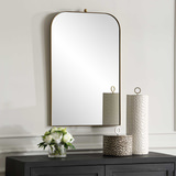 Cassidy Brass Arch Mirror thumbnail 8