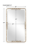 Tahoma Antiqued Gold Mirror thumbnail 4