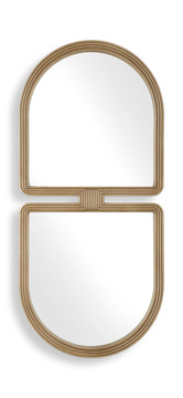 Jacques Art Deco Gold Mirror