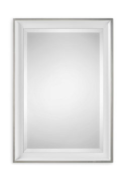 Lahvahn White Silver Mirror