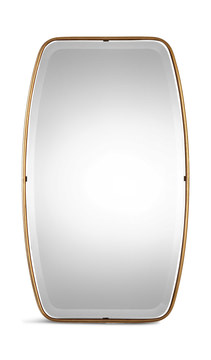 Canillo Antiqued Gold Mirror