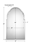 Brayden Frameless Arched Mirror thumbnail 5