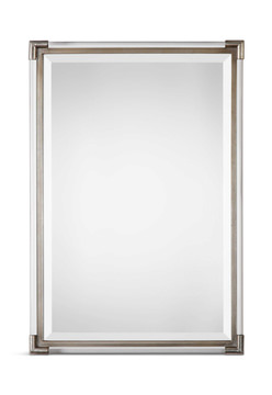 Mackai Metallic Silver Mirror