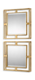Allick Gold Square Mirrors Set/2 thumbnail 3