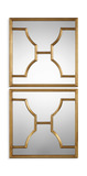 Misa Gold Square Mirrors Set/2 thumbnail 1