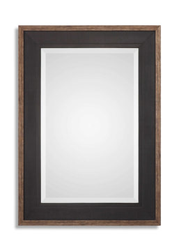 Staveley Rustic Black Mirror