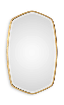 Duronia Antiqued Gold Mirror
