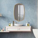 Duronia Antiqued Gold Mirror thumbnail 5