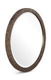 Wayde Gold Bark Round Mirror thumbnail 4