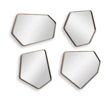 Linneah Modern Mirrors Set/4