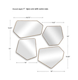 Linneah Modern Mirrors Set/4 thumbnail 5