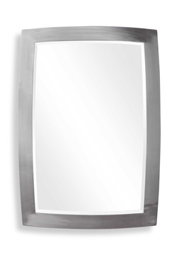 Haskill Brushed Nickel Mirror