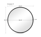 Belham Round Iron Mirror thumbnail 2