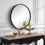 Belham Round Iron Mirror thumbnail 7