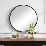Belham Round Iron Mirror thumbnail 8