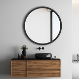 Dandridge Round Industrial Mirror thumbnail 6