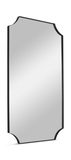 Lennox Black Scalloped Corner Mirror thumbnail 4