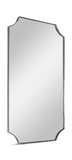 Lennox Nickel Scalloped Corner Mirror thumbnail 5