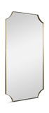 Lennox Brass Scalloped Corner Mirror thumbnail 4