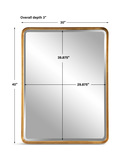 Crofton Gold Large Mirror thumbnail 5