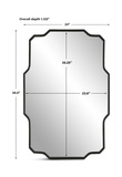 Casmus Iron Wall Mirror thumbnail 3
