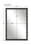 Serna Black Vanity Mirror thumbnail 3