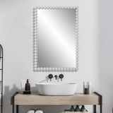 Serna White Vanity Mirror thumbnail 6