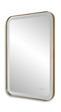 Crofton Lighted Brass Vanity Mirror thumbnail 6