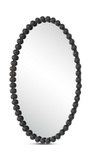 Serna Black Oval Mirror thumbnail 4