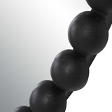 Serna Black Oval Mirror thumbnail 2