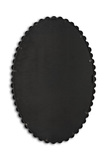 Serna Black Oval Mirror thumbnail 6