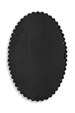Serna Black Oval Mirror thumbnail 5