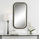 Nevaeh Curved Rectangle Mirror thumbnail 8