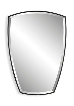 Crest Curved Iron Mirror