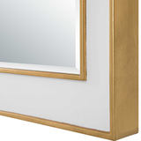 Crisanta Gloss White Arch Mirror thumbnail 2