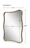 Pavia Curvy Vanity Mirror thumbnail 3